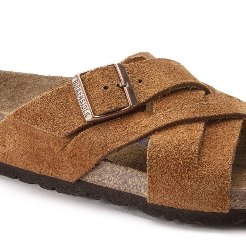 Image of Birkenstock Lugano Soft Footbed Suede Sandals