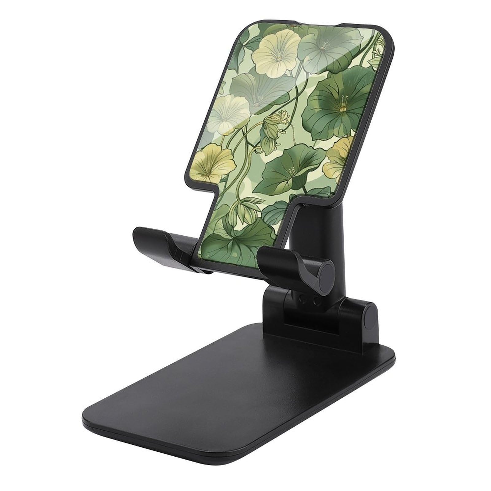 Support de téléphone pour bureau et avion pliable vert olive - 7