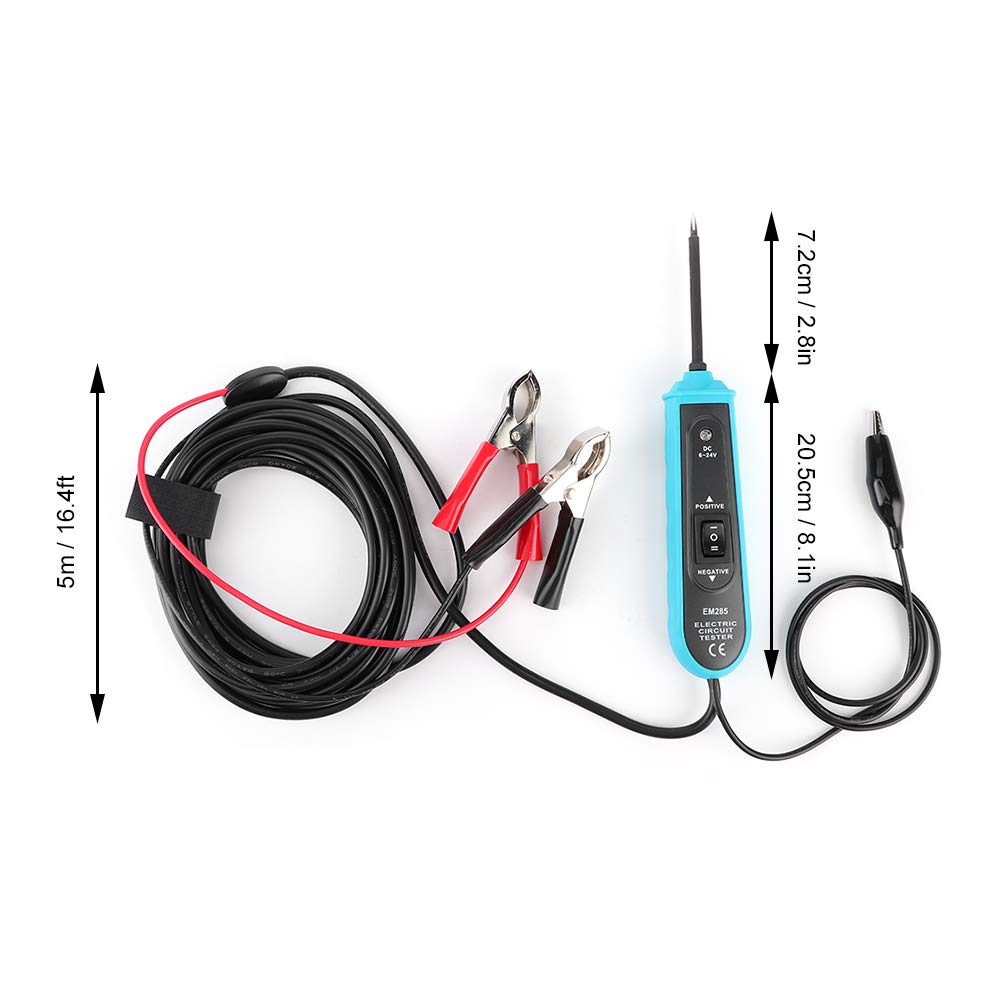 Aramox Probador de Circuito Automotriz, 6-24V