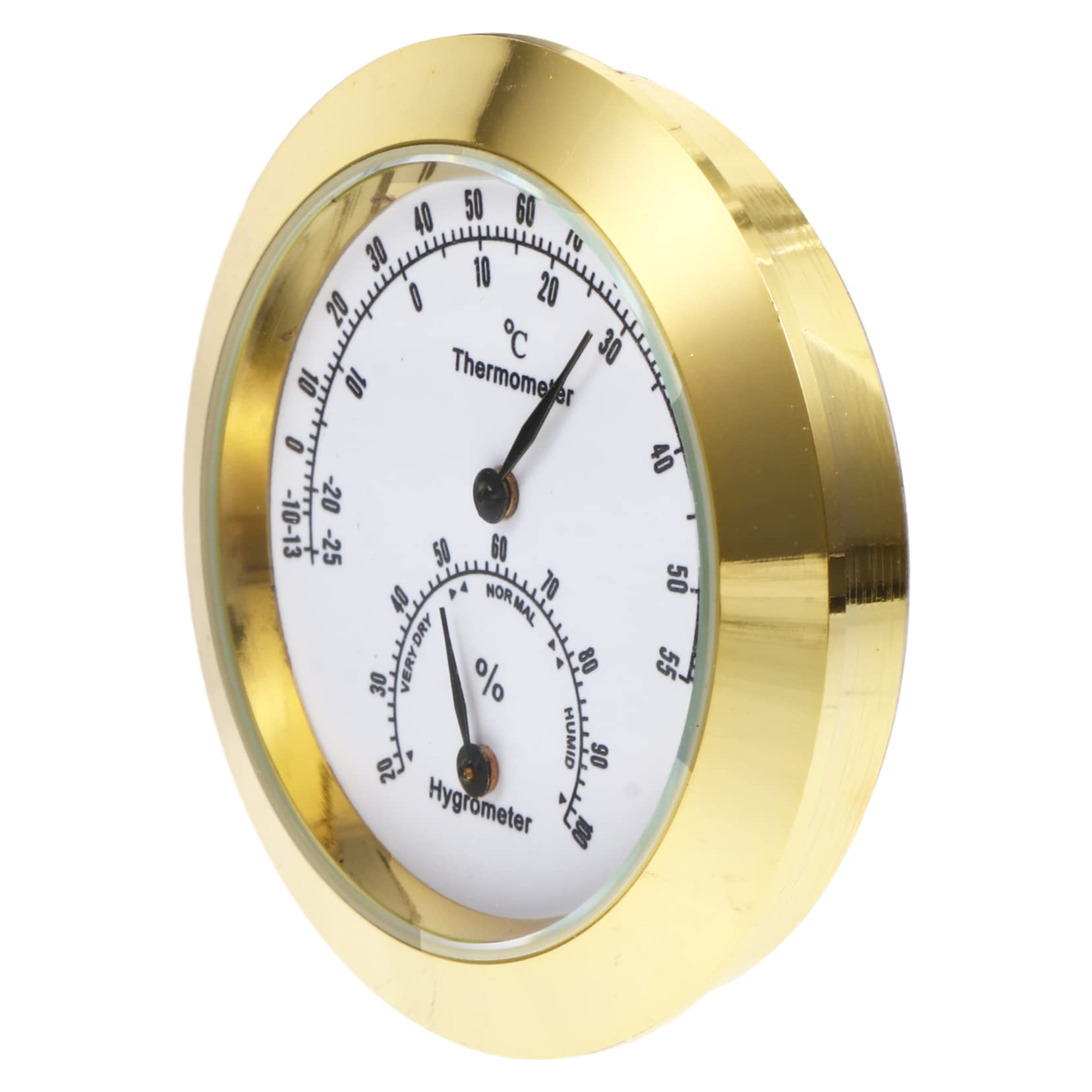 HANABASS Violin Hygrometer Thermometer Humidity Temperature for Guitar Violin Care Accurate Readings for Instrument Protection Stylish Design with German Mechanism