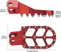 Vista 5 de LKV Estriberas SUZUKI para motocicleta (rojo)