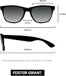 Foster Grant Women's Vera Oval Sunglasses, White, 64mm