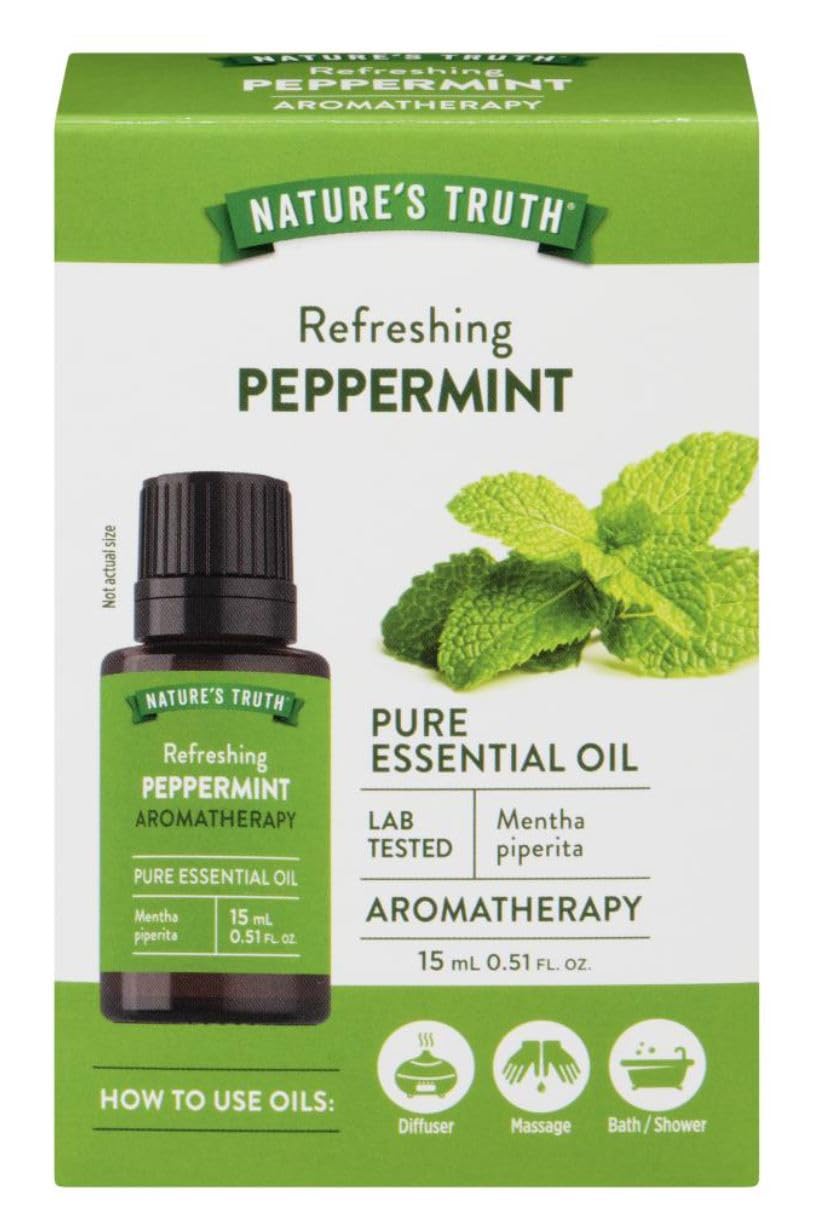 Nature's Truth Essential Oil, 100% pure Peppermint Oil, 1 Count