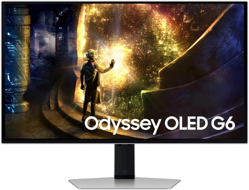 Imagem do produto Monitor Gamer Odyssey OLED G6 240Hz 27" Samsung LS27DG612SLXZD em Amazon