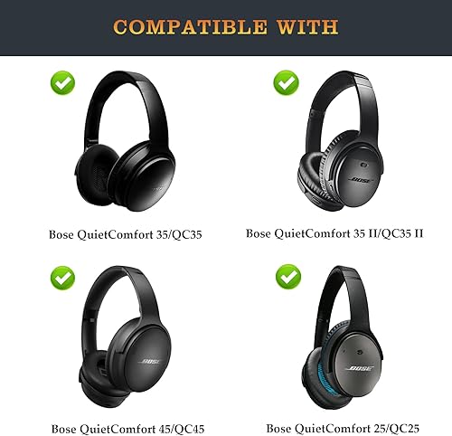 Miniatura 2 de QuietComfort 35 I II Bisagra de metal giratoria igual que la bisagra OEM QC35, accesorios de repuesto compatibles con auriculares Bose QuietComfort