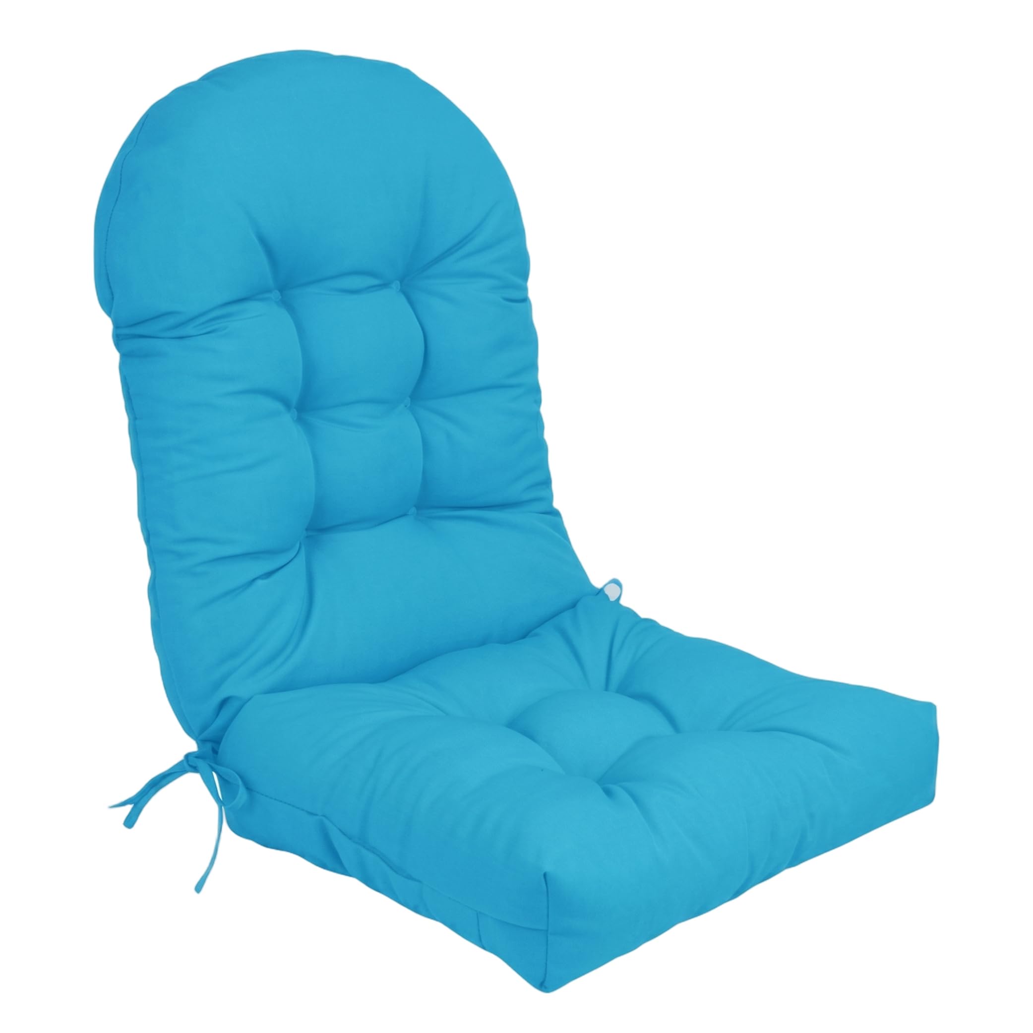 Bemonew Rocking Chair Cushions Rocking Chair Cushions, Soft Resilient Indoor Cushion with Non Slip Ties for Patio & Home, Light Blue, 43.31x19.69 Inch