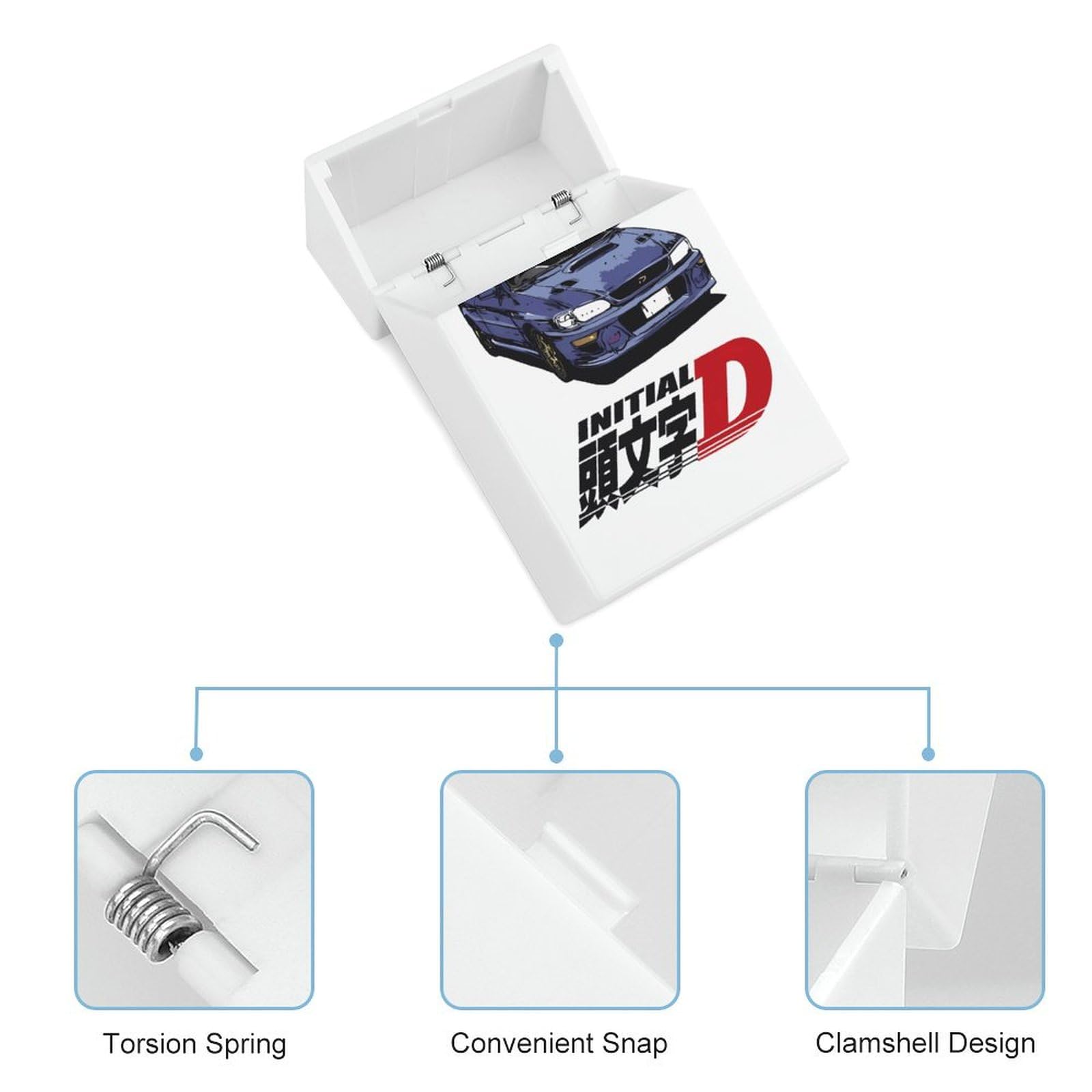 Amazon.co.jp: タバコケース 頭文字D シガレットケース 煙草ケース