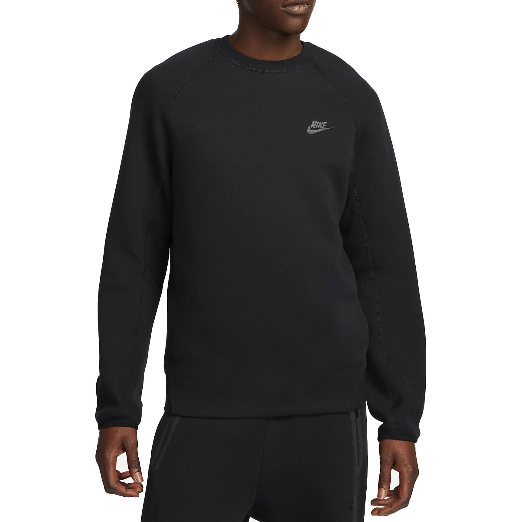 Nike FB7916-010 Tech Fleece Sweatshirt Men's Black/Black Size S