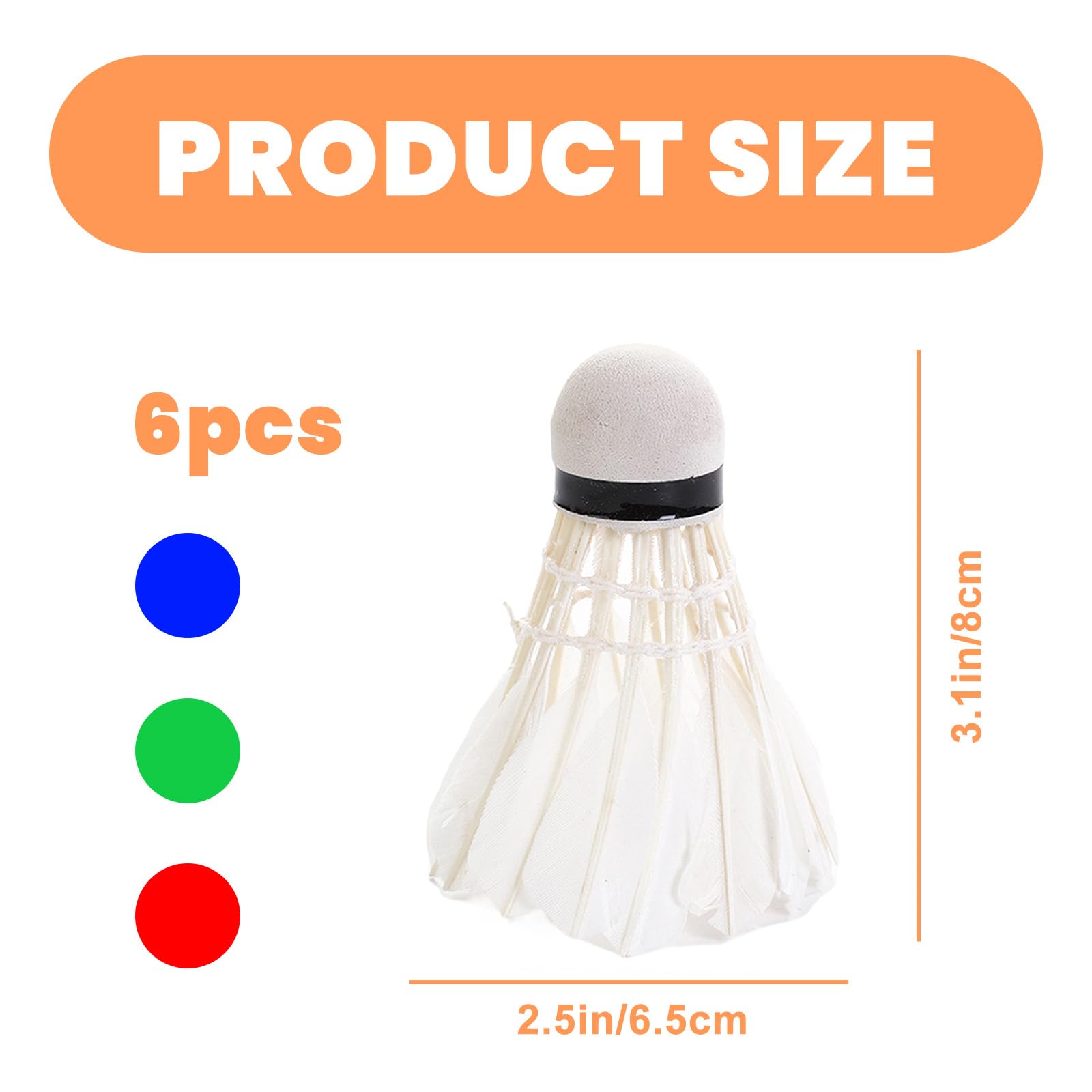 Lot De 8 Volants De Badminton LED – Nylon Résistant, Lumière Verte, Interrupteur – Intérieur/extérieur Nuit