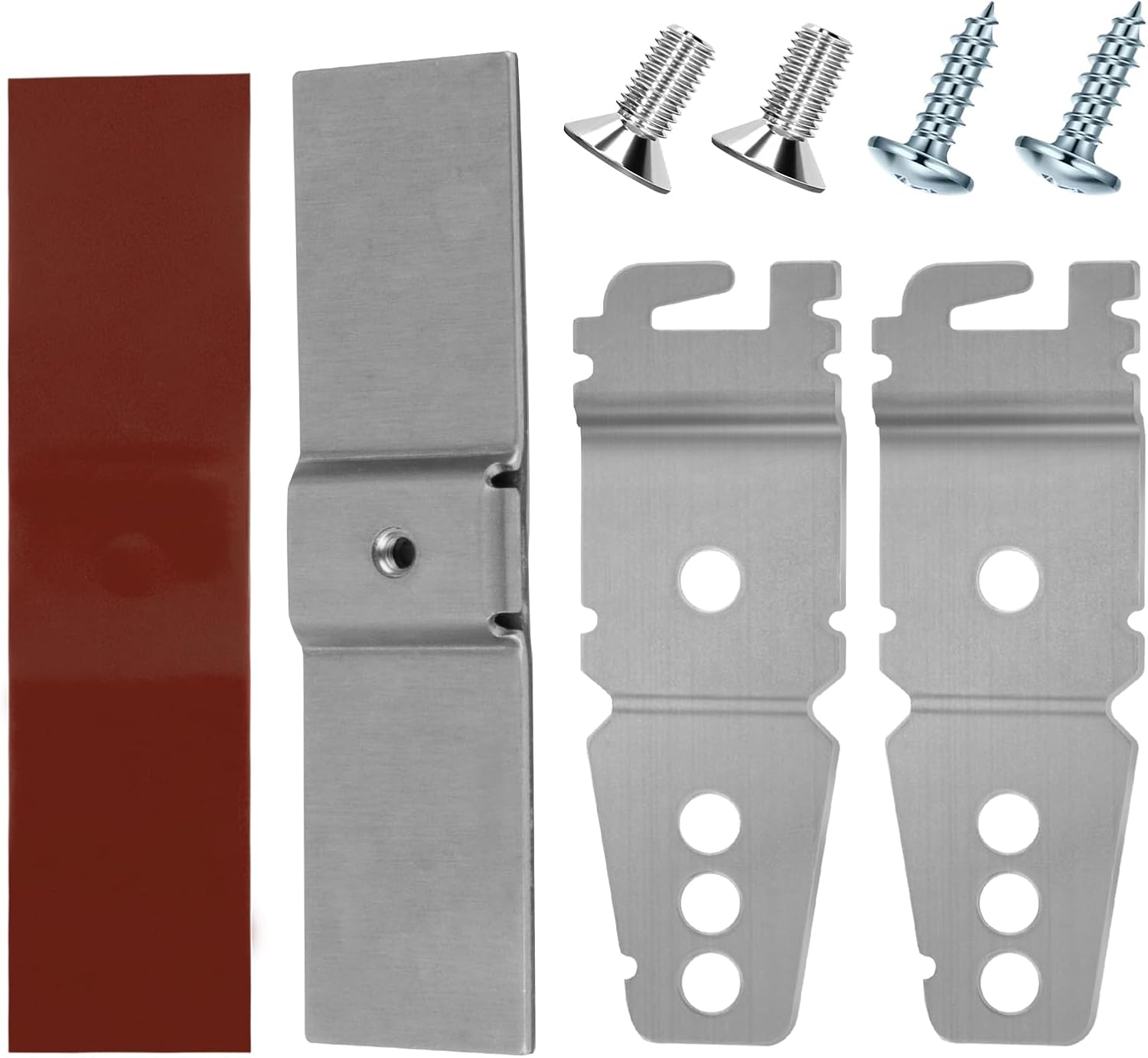 Granite Counter Mounting Bracket 2 Pack and 8269145 Undercounter Dishwasher Bracket 2 Pack Compatible With Most Brand Dishwashers WP8269145, AP6012289, PS11745496 (Comes With Screws) Granite Counter Mounting Bracket 2 Pack and 8269145 Undercounter Dishwasher Bracket 2 Pack Compatible With Most Brand Dishwashers WP8269145, AP6012289, PS11745496 (Comes With Screws)