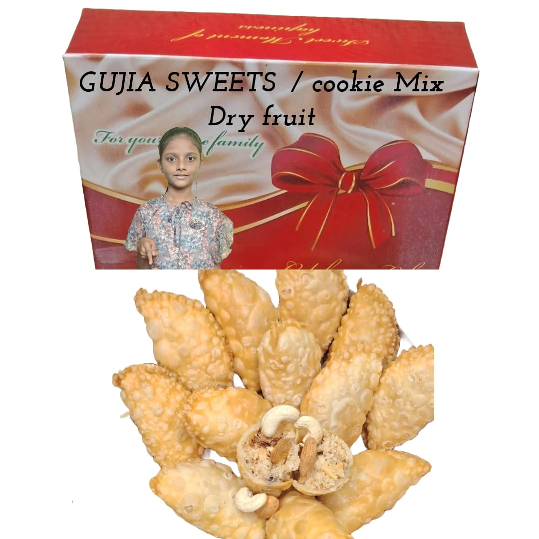 Gujiya Sweets Mix Dry fruit 400 GRAMS Homemade cookies Ghujiya Sweets Holi Special Indian Sweets | Desi Ghee DFC Wishs Your Good Health Unique Taste (B0D9M318XT) Amazon Price History, Amazon Price Tracker