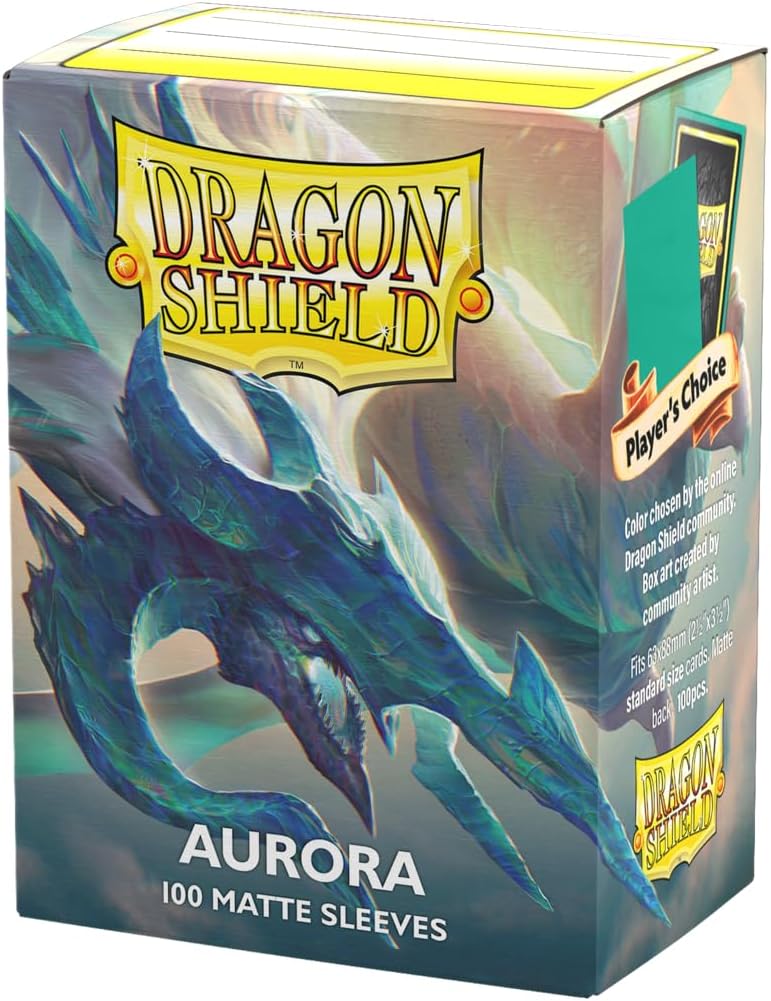Dragon Shield | Standard Size Card Matte Sleeves | 100 - Smooth & Tough Premium TCG Sleeves | Compatible with Pokemon, Flesh & Blood, One Piece & Magic the Gathering | Aurora - Players' Choice 2023