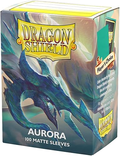 Vista 35 de Dragon Shield Sleeves Matte Card Game, Polipropileno, Transparente Transparente,Ámbar,Verde manzana,Aurora - Elección de los jugadores