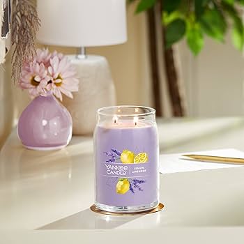Yankee Candle レモンラベンダー＆バニラカップケーキ　2個　Lサイズ YANKEE CANDLEジャーL レモンラベンダー｜カメヤマ