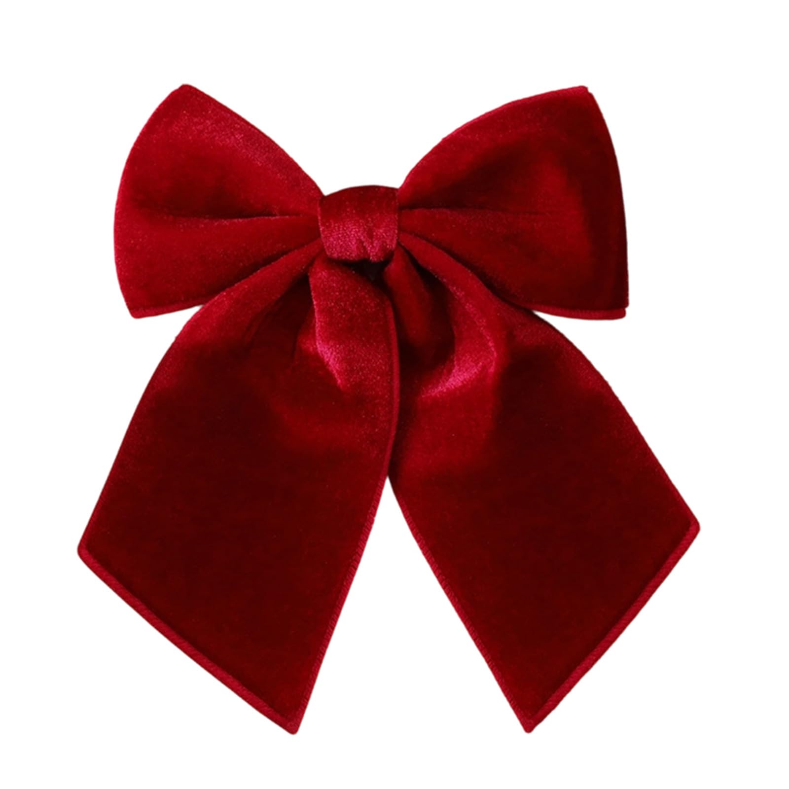 Festives Velvets Bow Decoration for Christmas Tree Door Curtains and Parties Hanging Wreath Bowknot Velvets Bow Ornament Christmas Decorations Packaging Decoration Home Plush Hanging Ornament