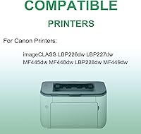 Vista 4 de 8 Pack Compatible Laser Printer Cartridge (High Yield) Replacement for Canon CRG-057H Imaging Cartridge use for Canon Image Class LBP226dw LBP227dw