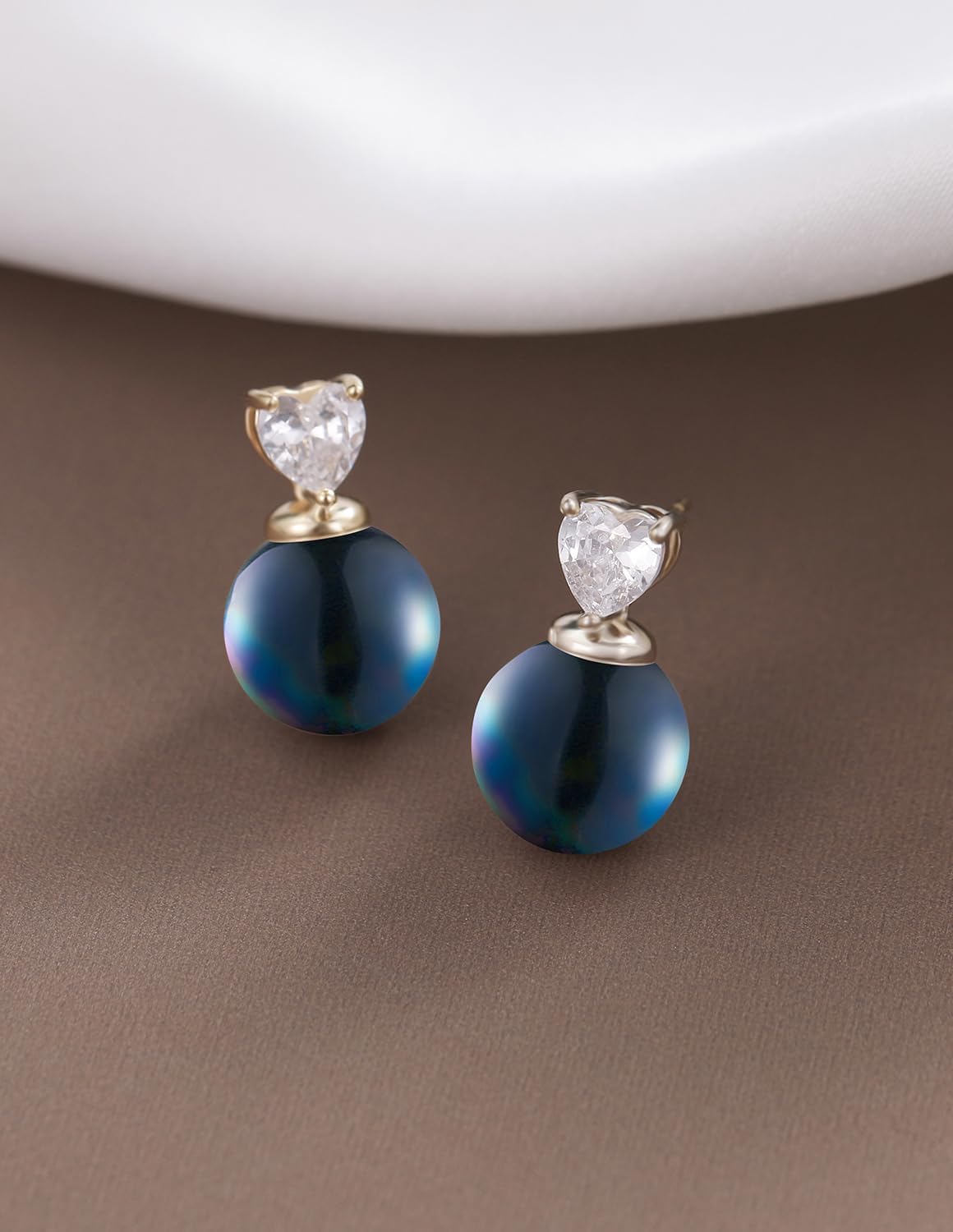 14K Gold Plated Pearl Drop Earrings for Women Jewelry - Image 5