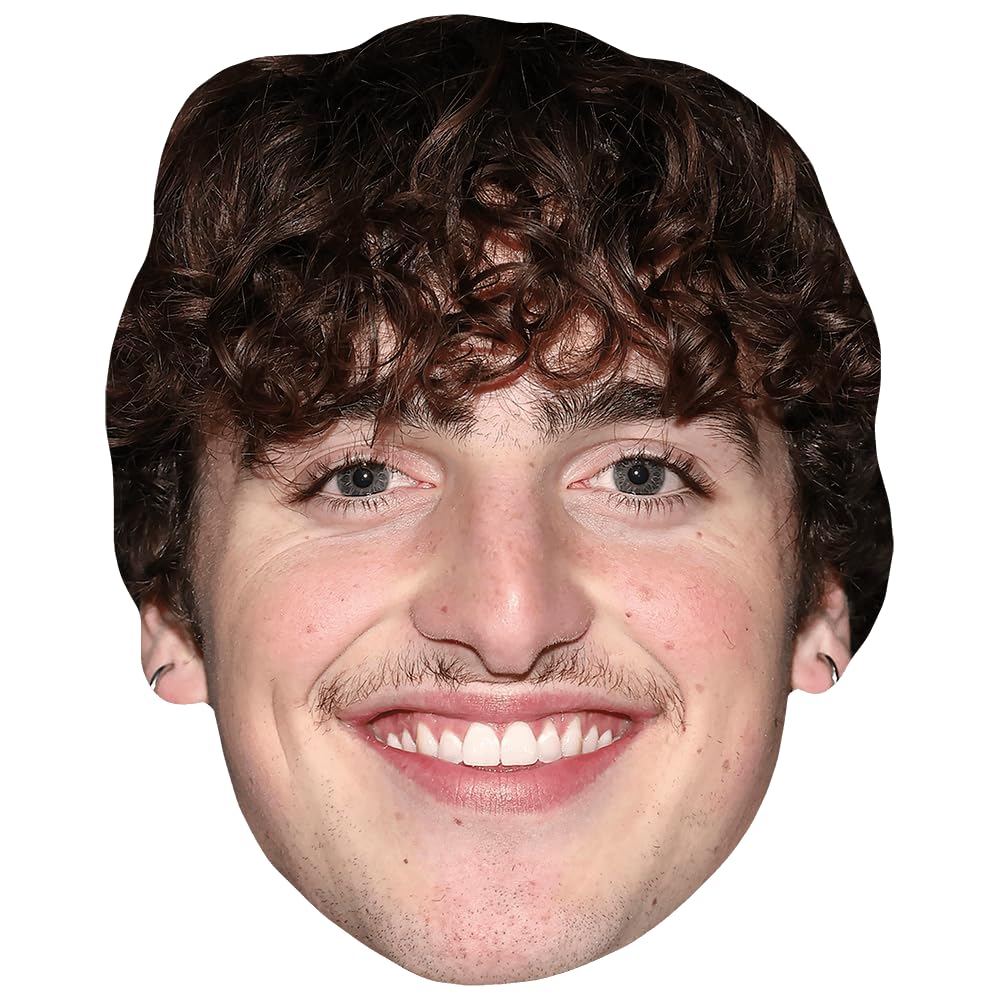 Benson Boone (Smile) Celebrity Mask, Flat Card Face, Fancy Dress Mask