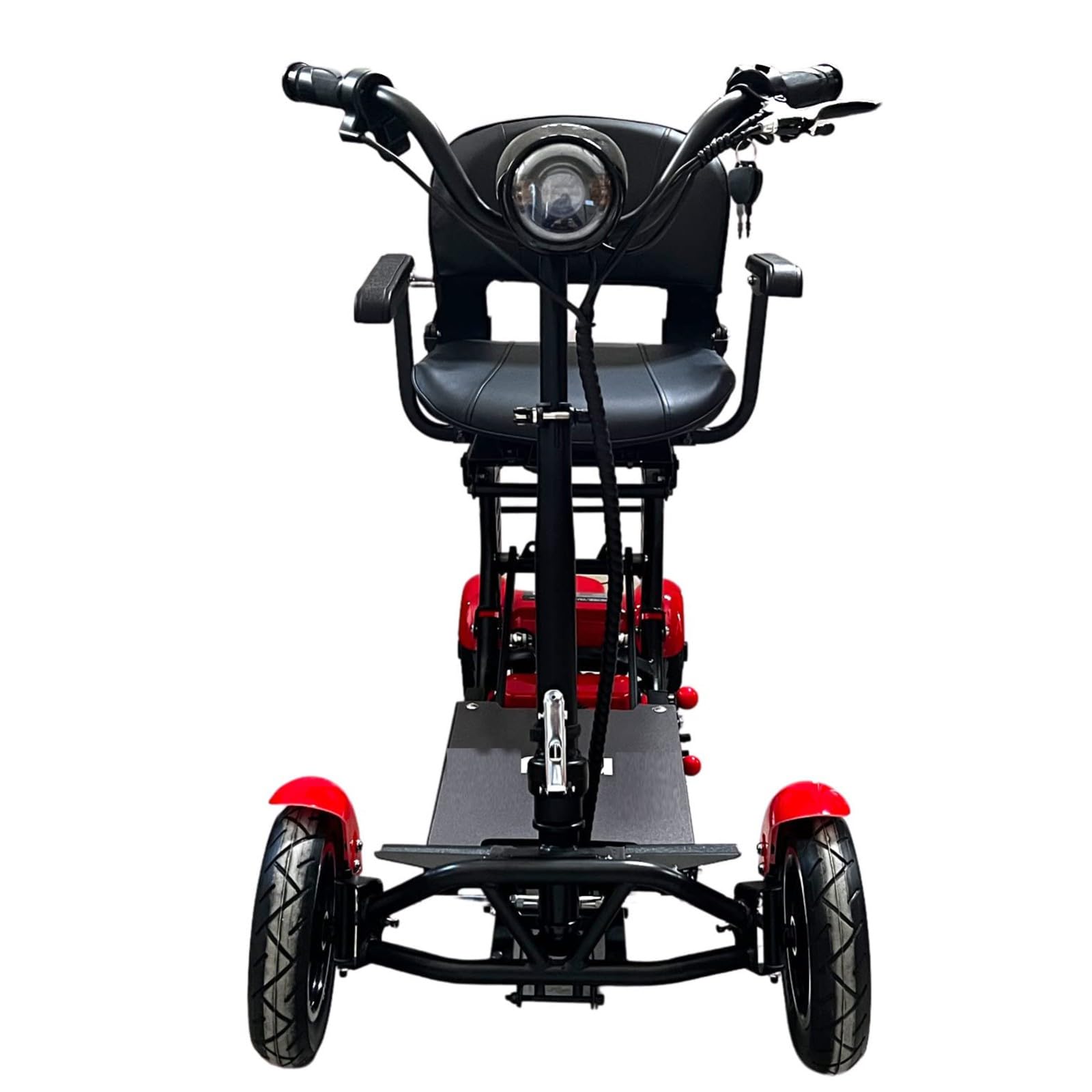 Mobilità Per Scooter 4 Ruote Supporta 136Kg Deambulatori Per Anziani Scooter Leggero Con Sedile Per Adulti Anziani Disabili Dispositivo Di Mobilità Elettrica Pieghevole A 4 Ruote blue