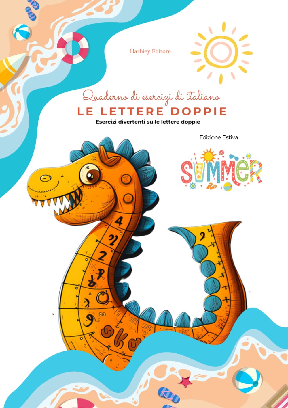 Eserciziario di Italiano per Bambini: Lettere Doppie – Quaderno Estivo con Compiti delle Vacanze (2ª e 3ª Elementare)