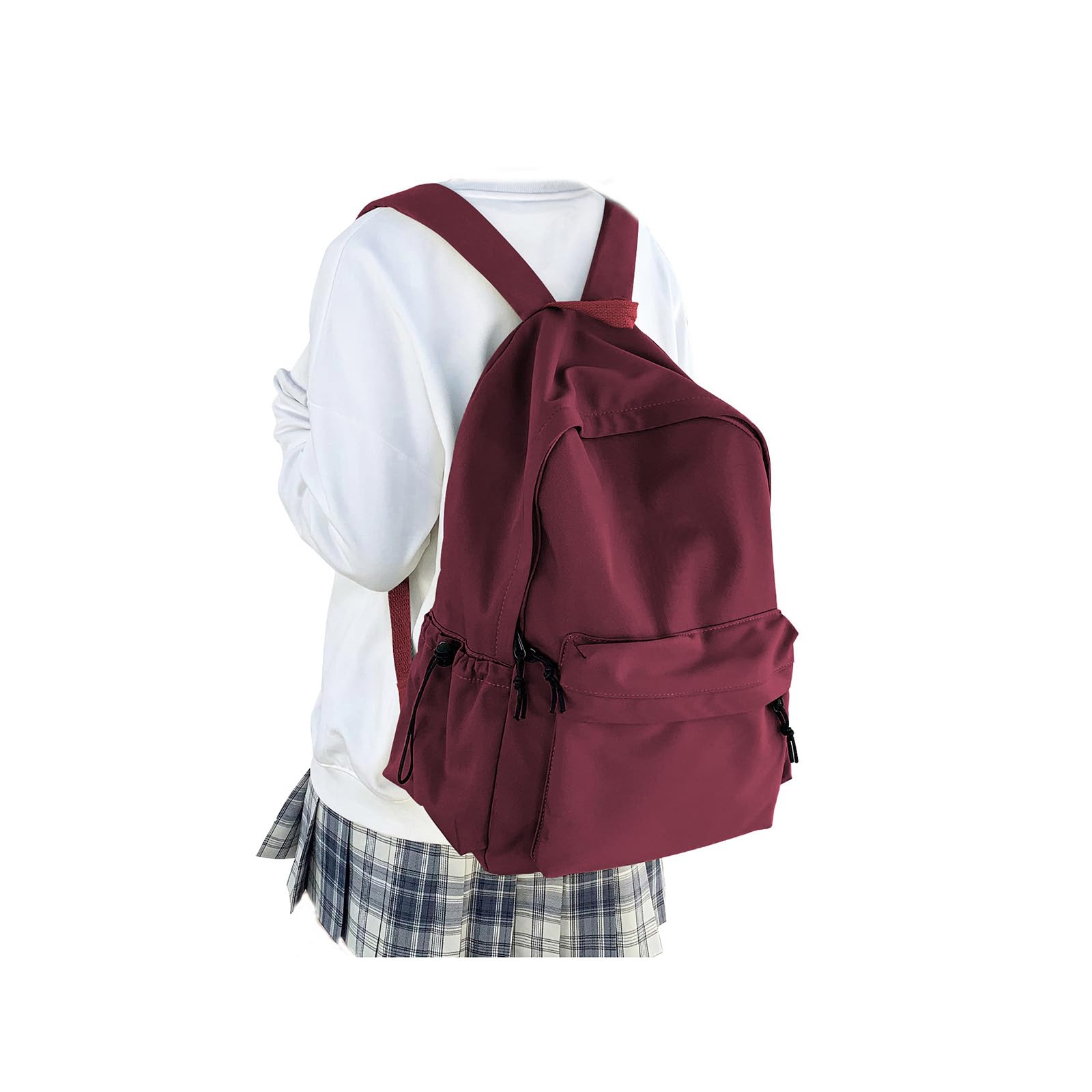 HYC00 Schulrucksack Damen, Causal Travel Schultaschen 14 Zoll Laptop Rucksack für Mädchen im Teenageralter Leichter Rucksack Wasserabweisend Bookbag College Boys Men Work Daypack