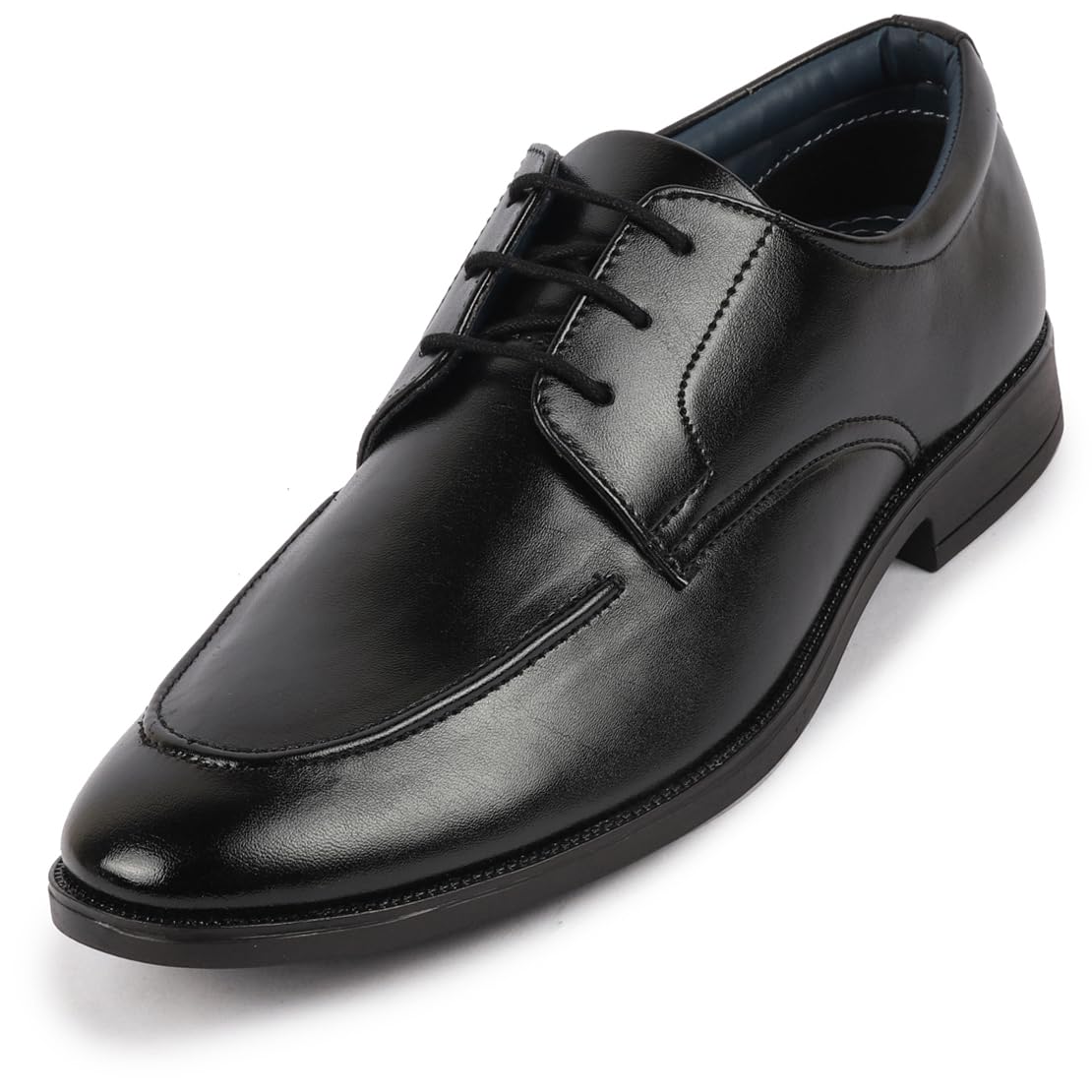 FAUSTO FST FOSMF-2054 BLACK-44 Mens Black Formal Office Comfort Lace-Up Derby Shoes (10 UK) (B0C9X1YJMJ) Amazon Price History, Amazon Price Tracker