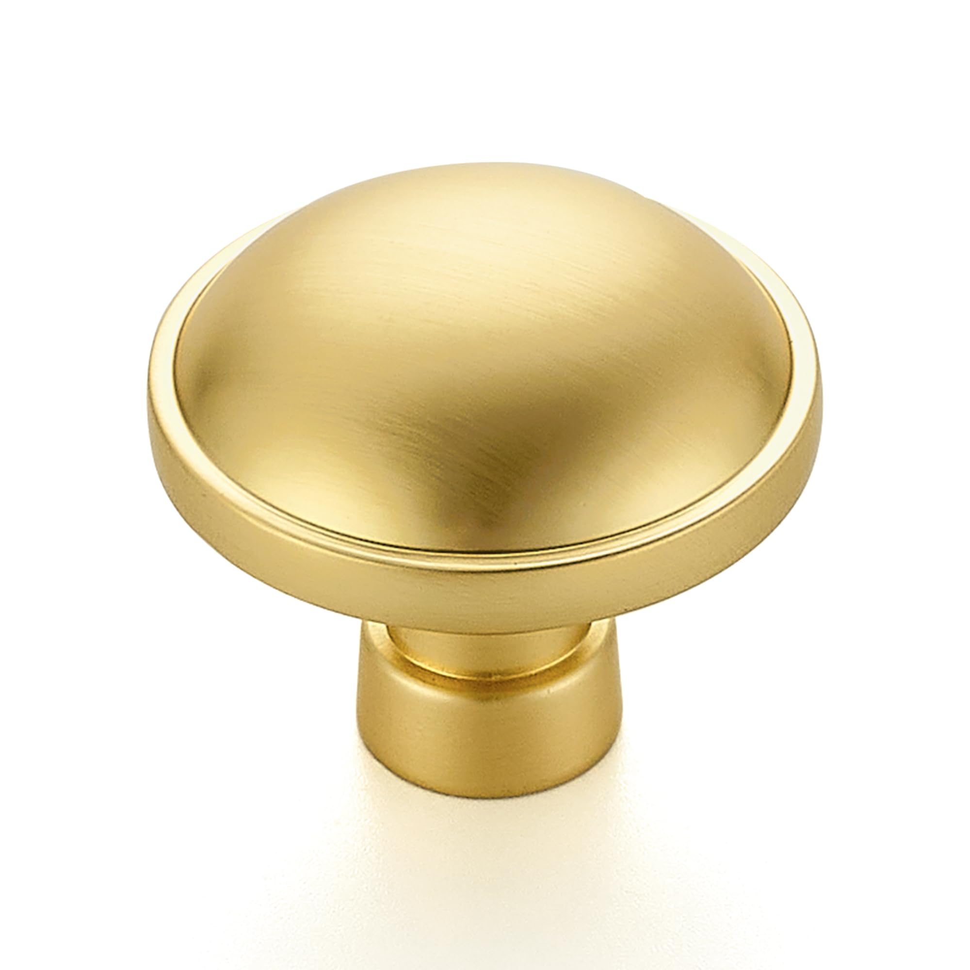 Ravinte Brushed Gold Kitchen Pulls Cabinet Handles 1-1/4 Inch 20 Pack