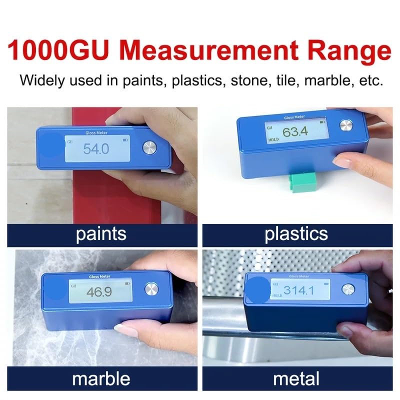 Colorímetro, Medidor de brillo mármol 60 grados, probador pulido granito un solo ángulo