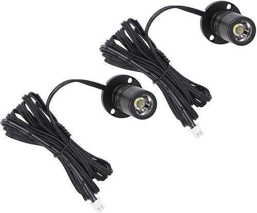 Miniatura 5 de Mini proyector regulable USB 5V luz artística mini LED luces de acento proyector de armario 1 a 2 luces de punto para porche, vitrinas, gabinetes de