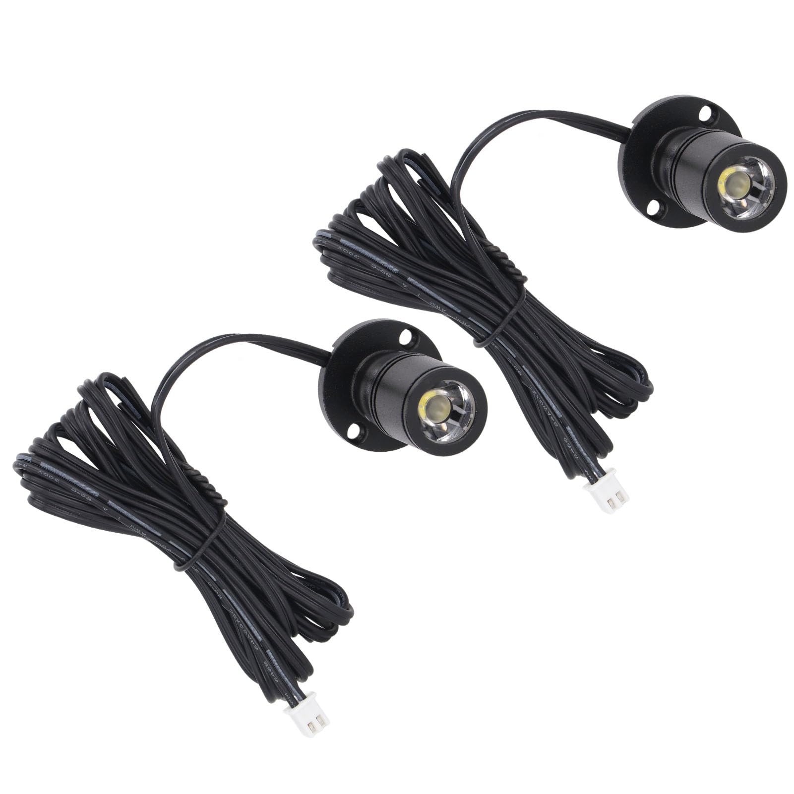 Mini Spot LED USB 5V Dimmable - Lumière Blanche Chaude 3000K, Aluminium, Câble 6,6 Pieds - Pour Vitrine, Décoration