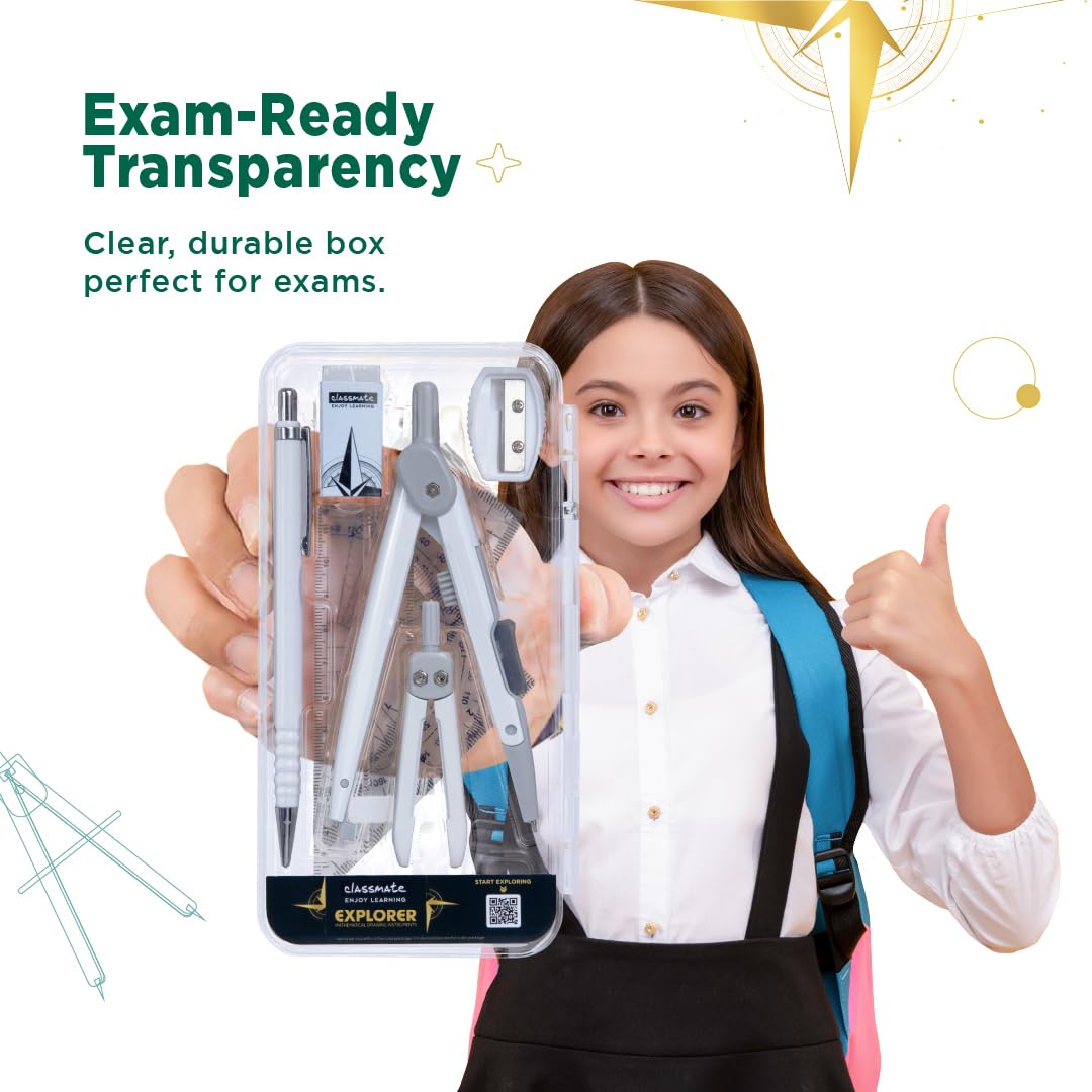 Classmate Explorer Geometry Box | Transparent Geometry Box 3