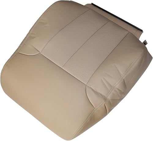 Miniatura 6 de Priprilod Funda de asiento de repuesto de cuero perforado para parte superior del conductor, compatible con Ford F150 Lariat 2009 2010 2011 2012