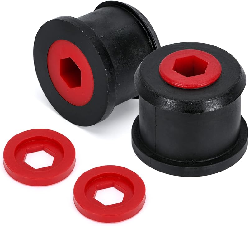 Kit de Buchas de Poliuretano do Braço de Controle Inferior Dianteiro PQY MBK03 para Mini Cooper S R50/R52/R53 – 2 Buchas + 2 Arruelas