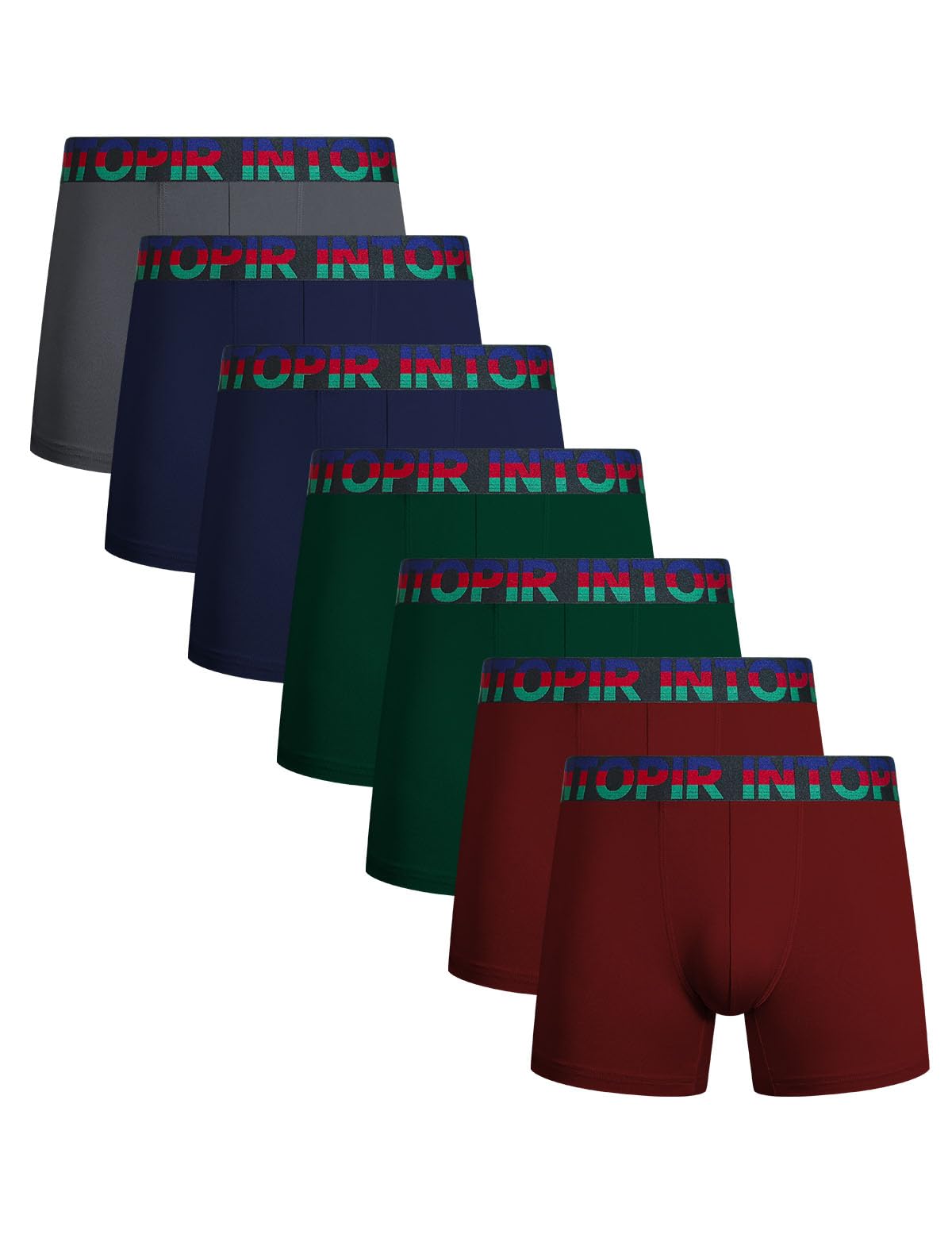 CHUAKIN Boxershorts Herren 7er Pack Atmungsaktive Männer Unterwäsche Unterhosen Men Retroshorts Boxer