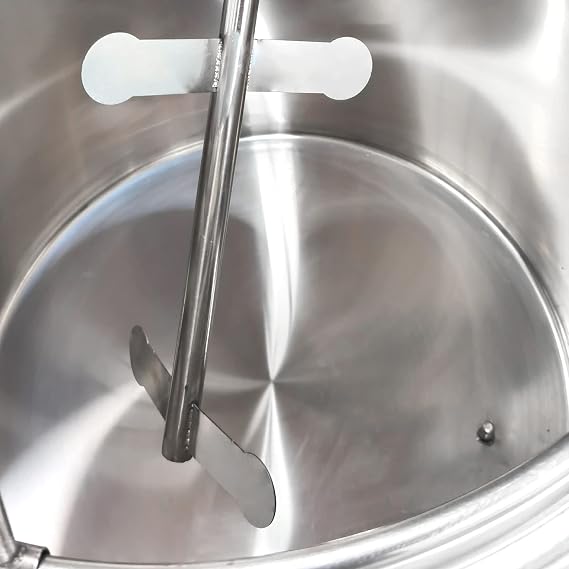 Kolice Commercial 100L Milk Pasteurizer Pasteurization Machine Sterilization Dairy Pasteurizer for Milk, Coffee, Ice Cream Mix.,Juice, Beer-220V,3 Gear Pasteurization Control,Double Layers,No Freezing