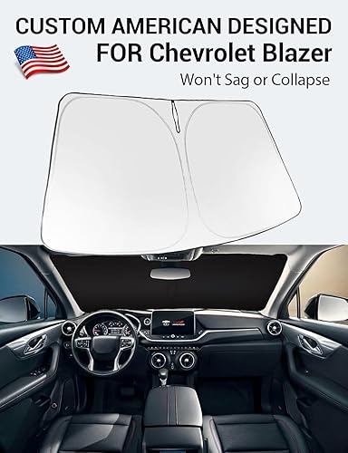 Vista 372 de Proadsy Parasol para parabrisas para BMW X1 F48 2016-2022 de 4 capas plegable, protector de parasol frontal que bloquea los rayos UV y mantiene
