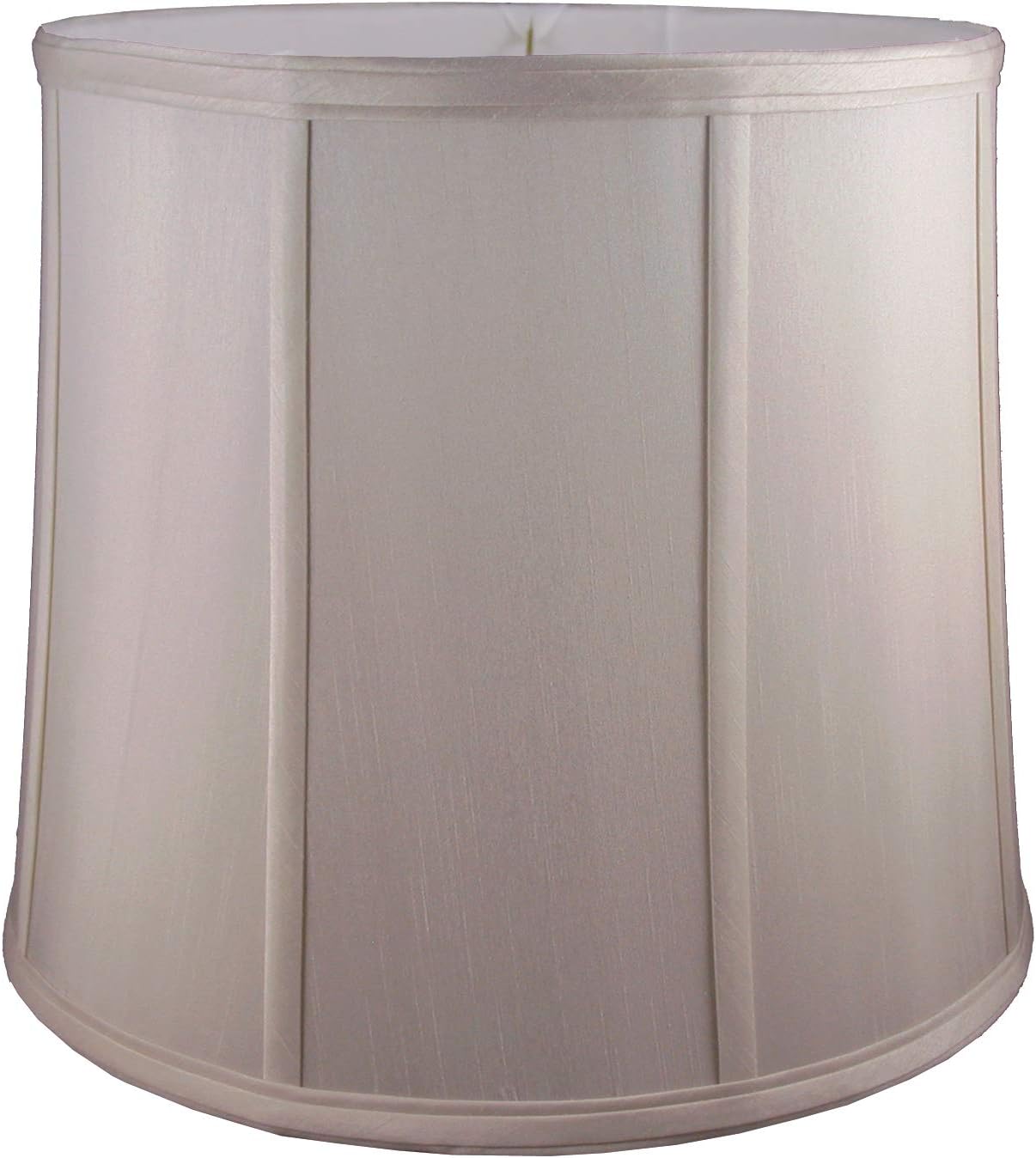 American Pride Soft Shantung Round Tailored Lampshade, 4.5 x 6 x 5.5-Inch, Croissant