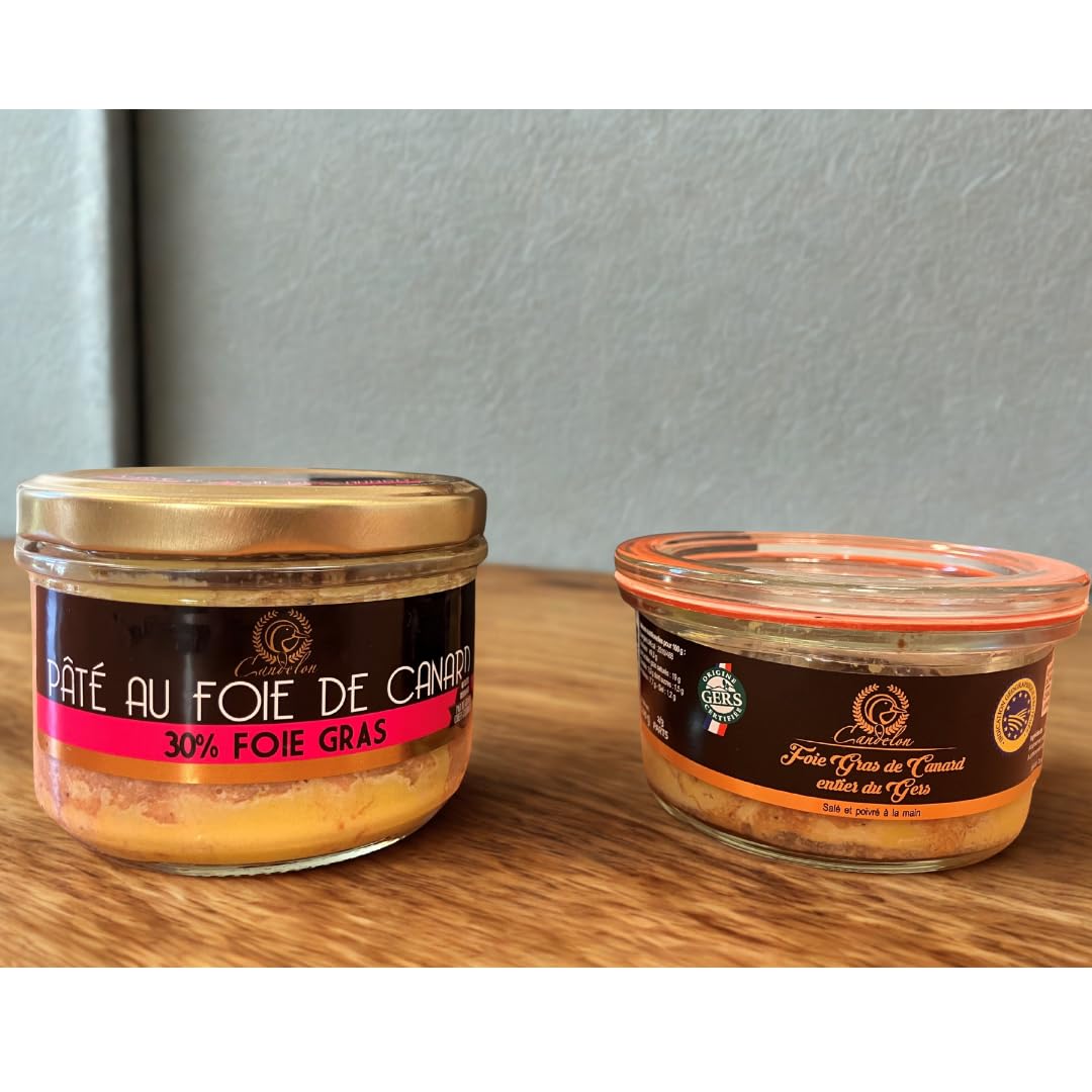 Coffret Foie Gras - Foie gras entier IGP Gers + Pâté de canard au Foie Gras