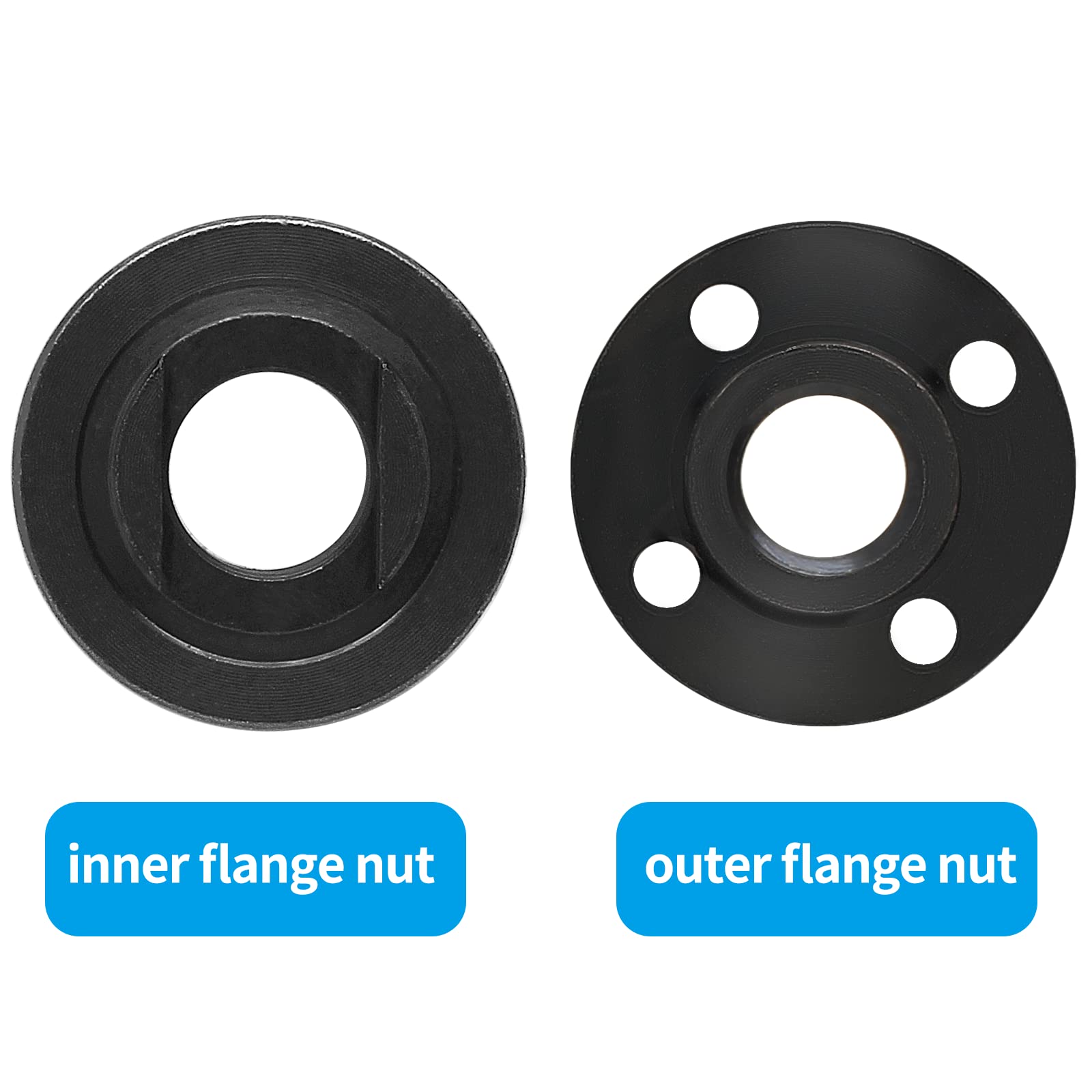 Set Di 3 Chiavi E Flange Per Smerigliatrice Angolare - Dado Di Bloccaggio In Metallo, Compatibile Con Più Modelli