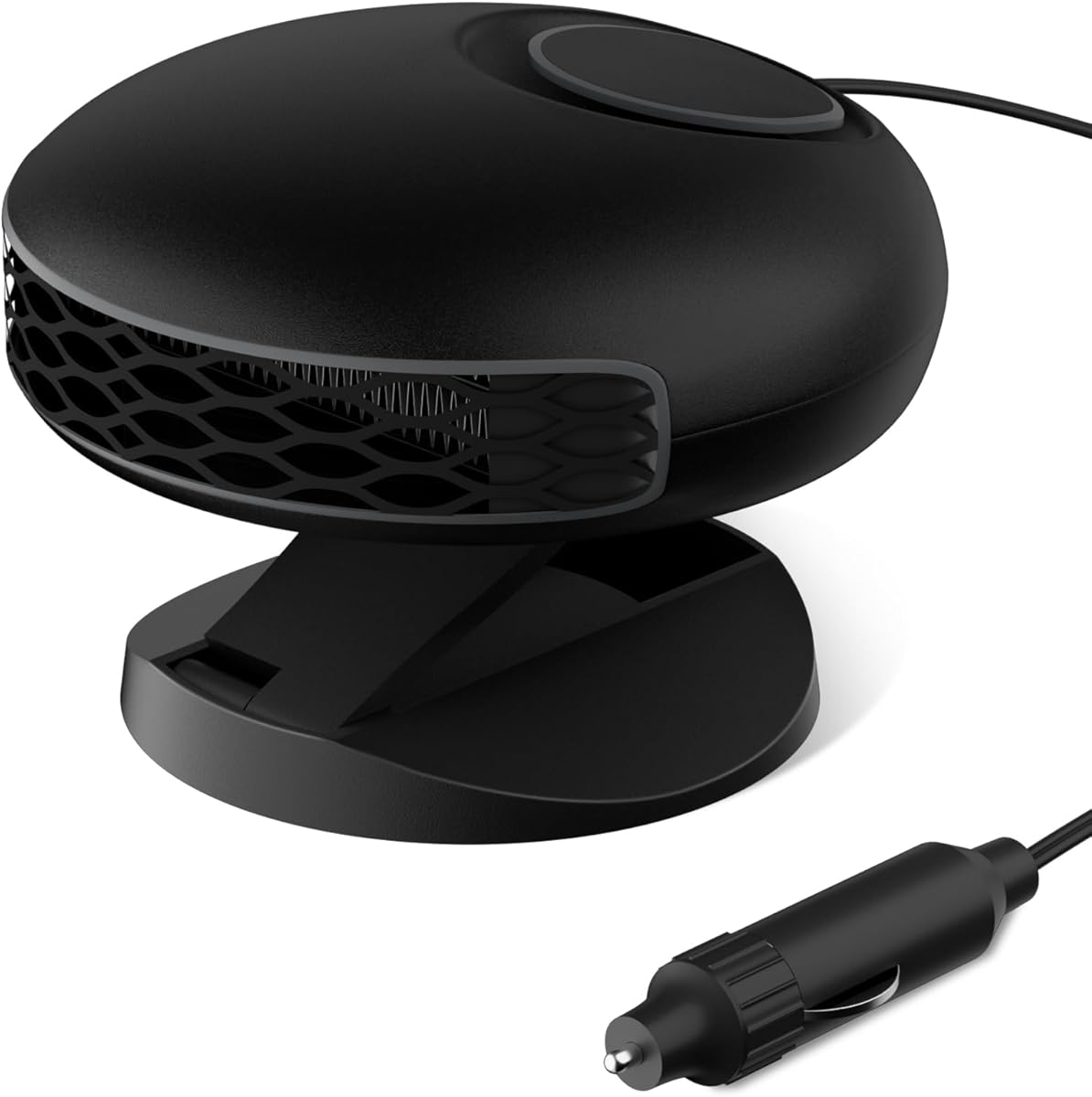 Car Heater for Winter Portable - 12V Heater with 150W Fast Heating, Defrosting Fan and 360° Rotation for Cars, Trucks, and SUVs