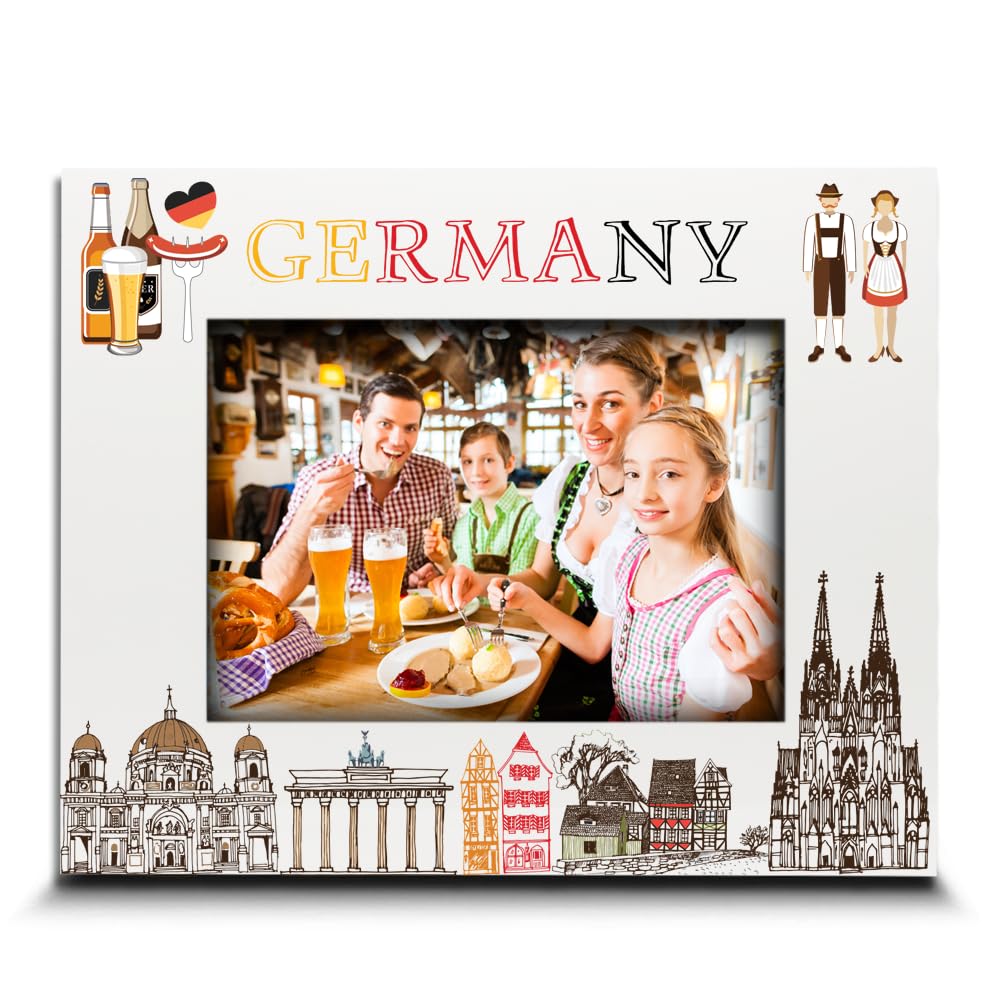 Local German Photo Frame Amazon.com - BELLA BUSTA-Germany Theme Picture Frame-Wedding, Honeymoon ...