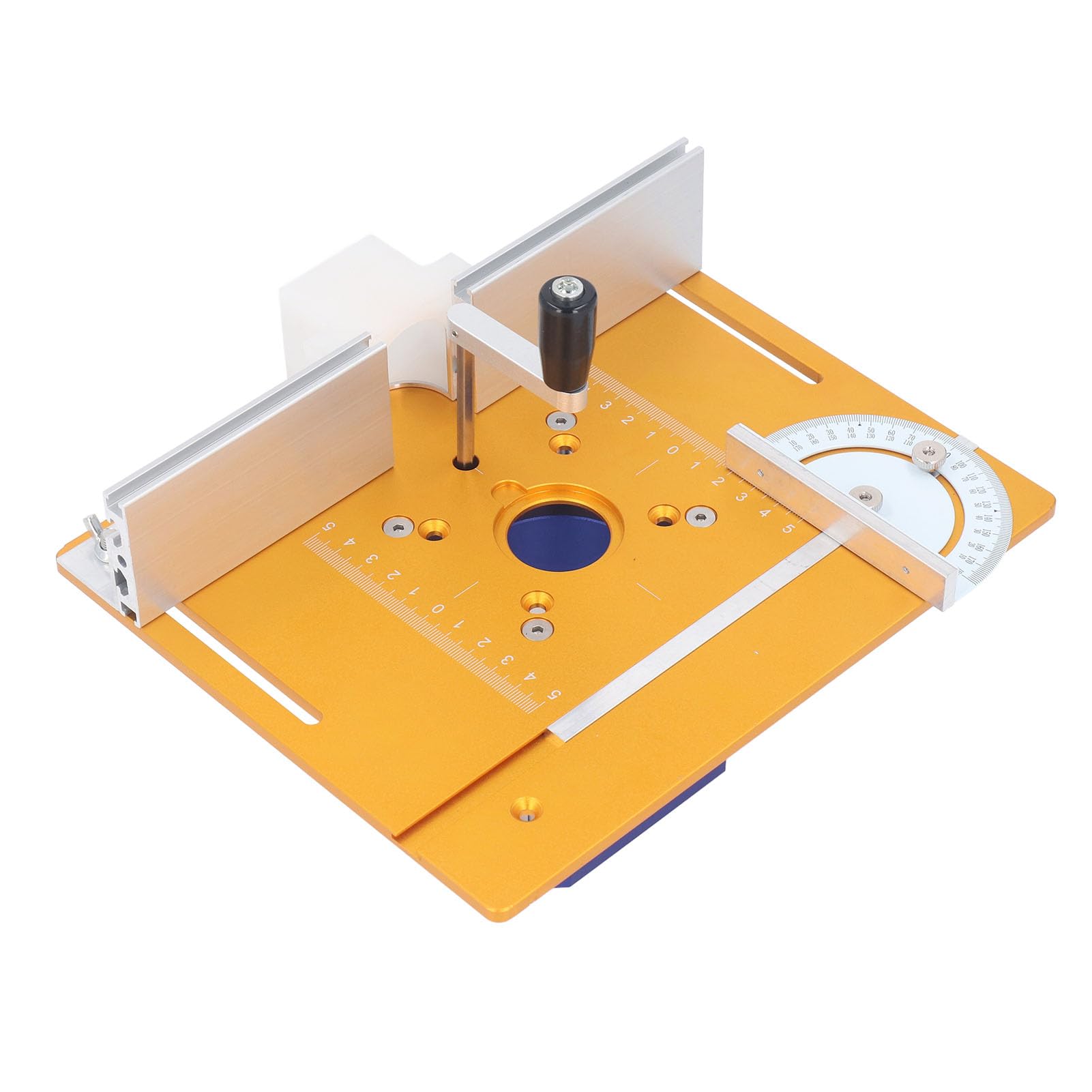 Base de elevación invertida para carpintería Enrutador eléctrico ajustable Sistemas de elevación de mesa Ranurado Recorte de espiga para mesas de trabajo Carpintería Aleación de