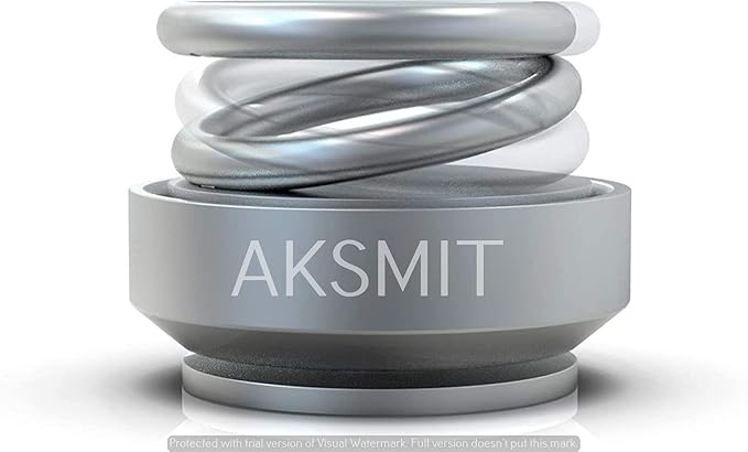 Aksmit air freshener double loop rotary suspension air conditioner perfume dashboard air freshener car ornament solar energy SILVER FOR Hyundai Verna