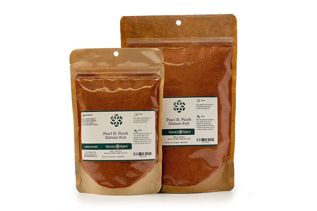 Savory Spice Pearl St. Plank Salmon Rub Salmon Cedar