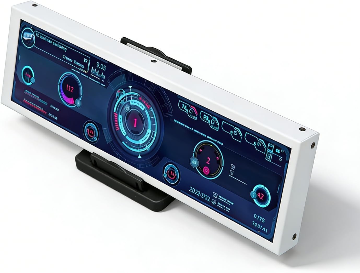 PC Sensor Panel Display, 8.8 Inch CPU Hardware Temperature Monitor External Expansion Display PC CPU Data Monitor for PC Computer Case Secondary Screen