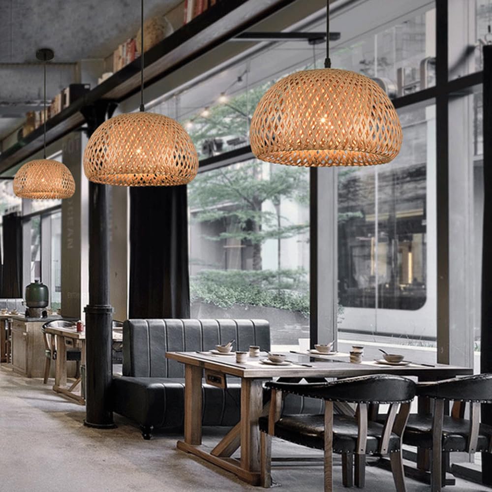 Chińska Lampa Wisząca Z Bambusa, Oświetlenie Sufitowe Z Bambusa, Wiszące, Do Sypialni, Restauracji, Herbaciarni, Baru, Jadalni, Żyrandoli, Oświetlenie Szynowe Do Salonu, Jadalni, Baru CJSLXGBL