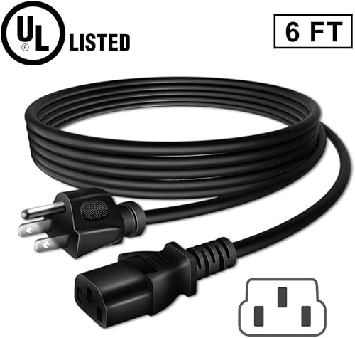 Miniatura 3 de Cable adaptador de corriente alterna de 6 pies con certificación UL compatible con BBE 382i Stereo Sonic Maximizer