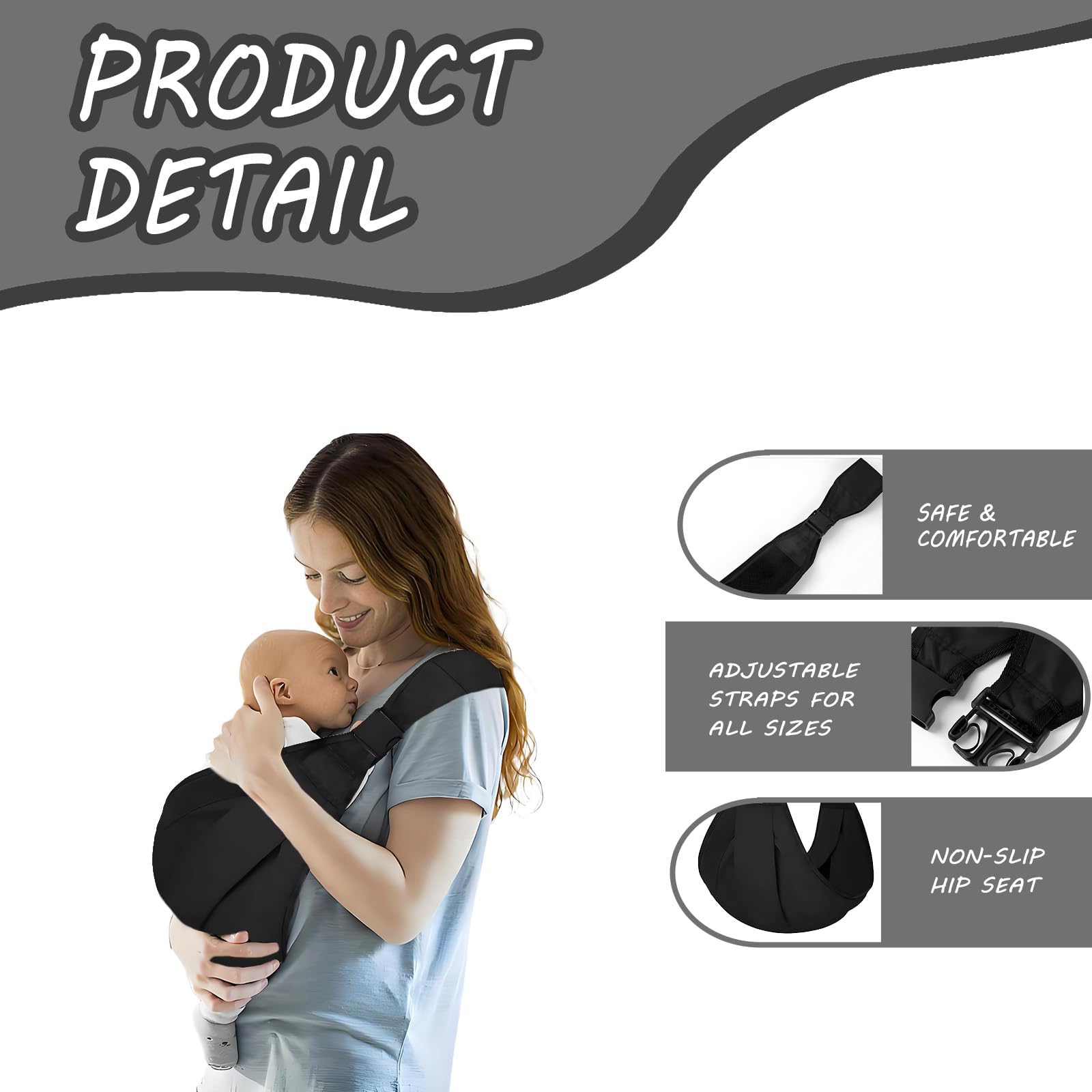 Baby Sling Carrier - Image 3