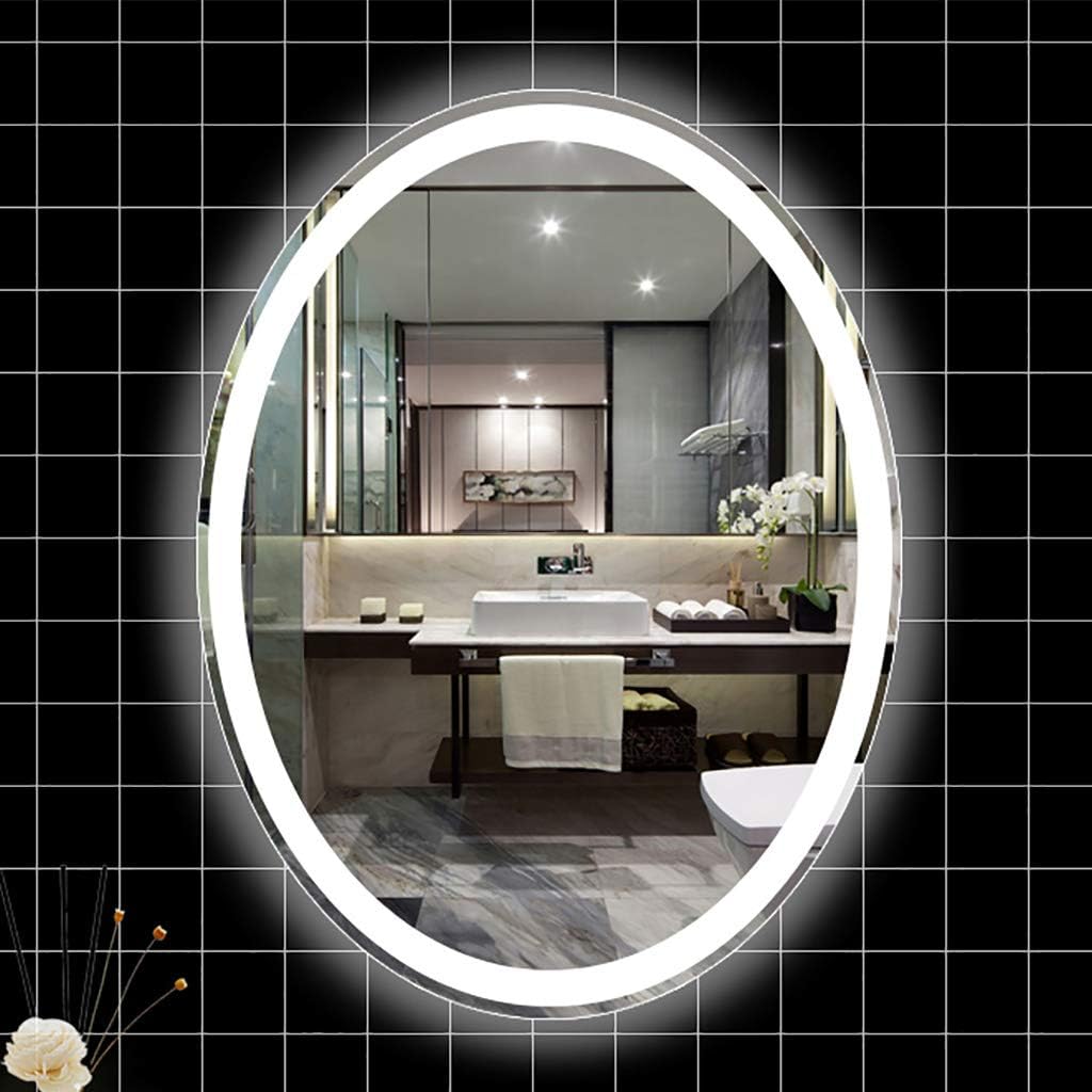 Specchio Da Doccia Antiappannante Con Luce - 23x17.5cm, Riscaldato, Dimmerabile, Con Vassoio - Foto 4