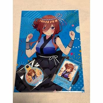 Amazon.co.jp: 五等分の花嫁∽ 夏祭り 中野三玖 クリアファイル